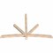 Ekena Millwork Alberta Smooth Timber Gable Bracket, Douglas Fir, 84"W x 56"H x 3 1/2"D x 3 1/2"F, 16/12 Pitch GBW084X56X0404ALB00SDF - alternate 2